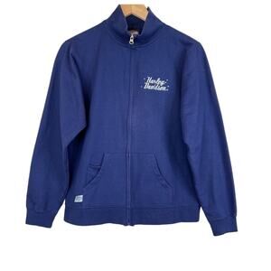 Harley-Davidson Pat Rogers Speedway Concord North Carolina blue Zip sweatshirt